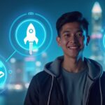 Flux_Dev_A_confident_young_founder_stands_in_front_of_a_glowin_0